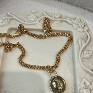 Gold-Tone Pendant Chain Necklace - Women's Jewelry